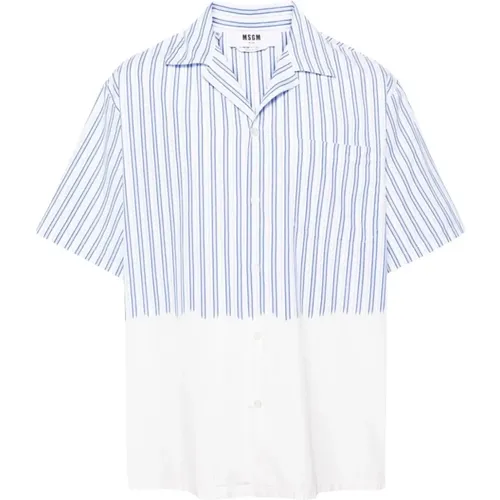 Shirts > Short Sleeve Shirts - - Msgm - Modalova