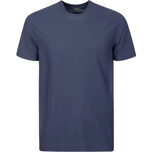 Zanone - Tops > T-Shirts - Blue - Zanone - Modalova