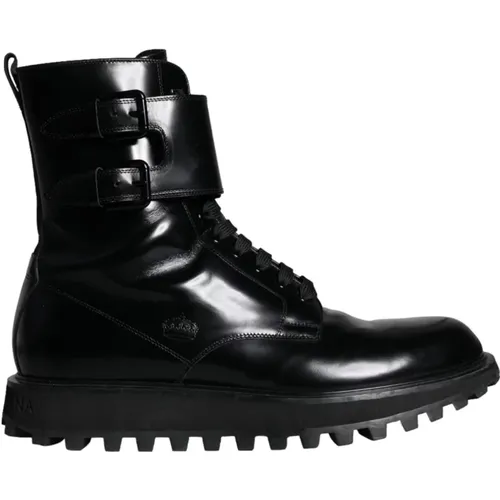 Shoes > Boots > Lace-up Boots - - Dolce & Gabbana - Modalova