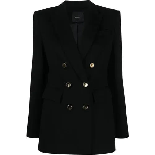 Pinko - Jackets > Blazers - Black - pinko - Modalova