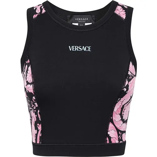 Tops > Sleeveless Tops - - Versace - Modalova