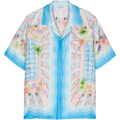 Shirts > Short Sleeve Shirts - - Casablanca - Modalova