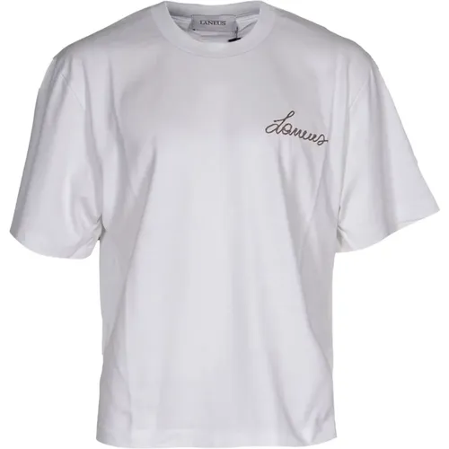 Laneus - Tops > T-Shirts - White - Laneus - Modalova