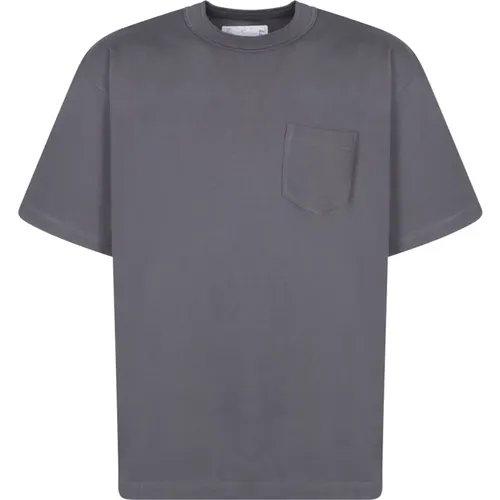 Sacai - Tops > T-Shirts - Gray - Sacai - Modalova