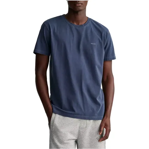 Gant - Tops > T-Shirts - Blue - Gant - Modalova