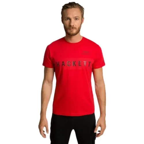 Hackett - Tops > T-Shirts - Red - Hackett - Modalova