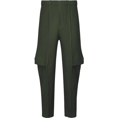 Trousers > Slim-fit Trousers - - Issey Miyake - Modalova