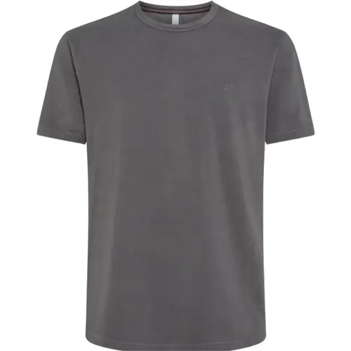 Sun68 - Tops > T-Shirts - Gray - Sun68 - Modalova