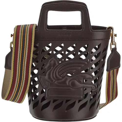 Etro - Bags > Handbags - Brown - ETRO - Modalova