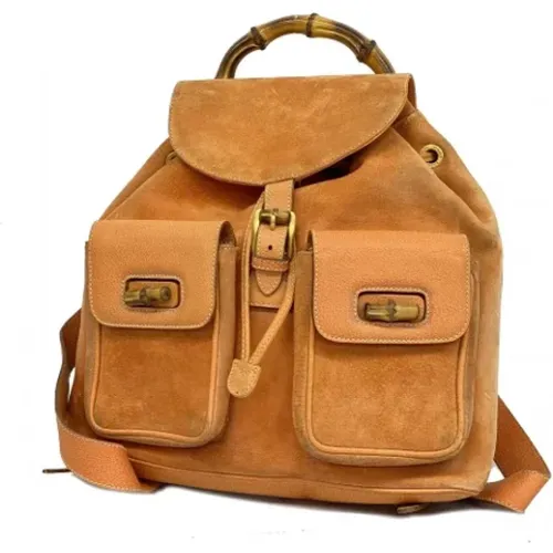 Pre-owned > Pre-owned Bags > Pre-owned Backpacks - - Gucci Vintage - Modalova