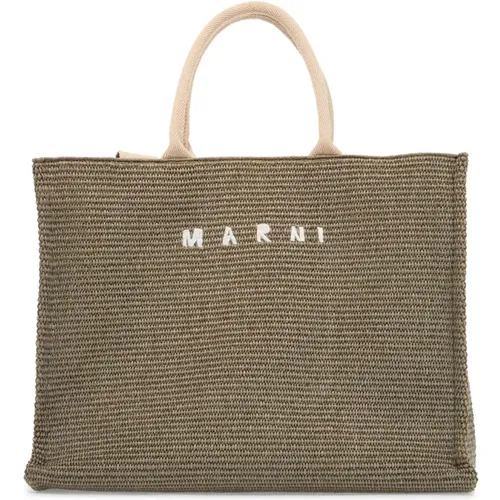 Marni - Bags > Tote Bags - Green - Marni - Modalova