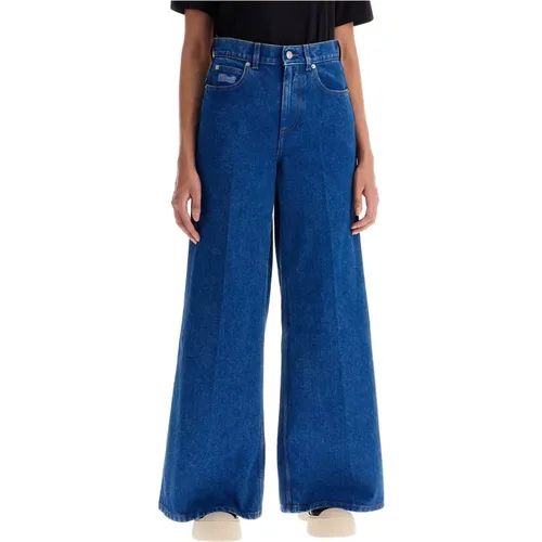 Marni - Jeans > Wide Jeans - Blue - Marni - Modalova