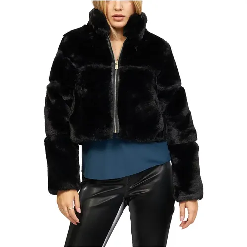 Jackets > Faux Fur & Shearling Jackets - - YES ZEE - Modalova