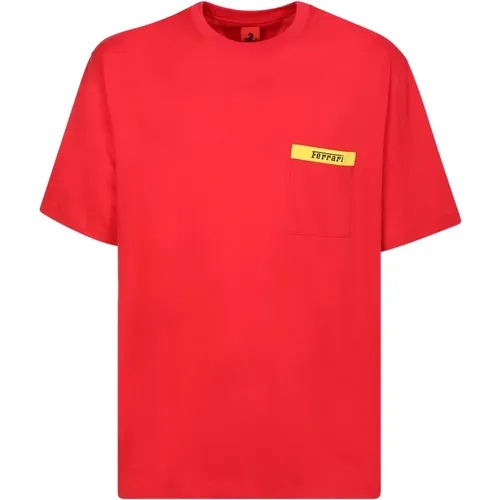 Ferrari - Tops > T-Shirts - Red - Ferrari - Modalova