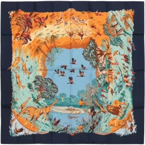 Pre-owned > Pre-owned Accessories > Pre-owned Scarves - - Hermès Vintage - Modalova