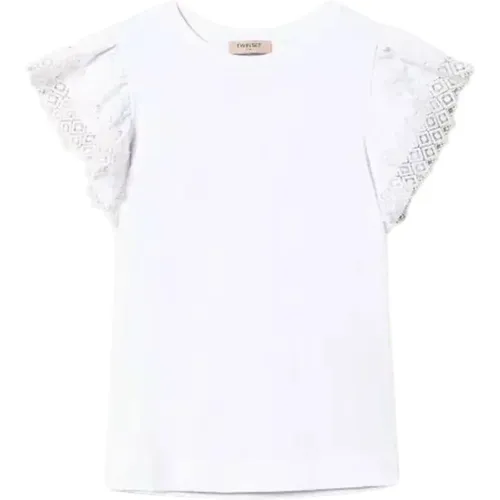 Twinset - Tops > T-Shirts - White - Twinset - Modalova