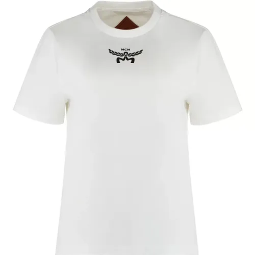 MCM - Tops > T-Shirts - White - MCM - Modalova