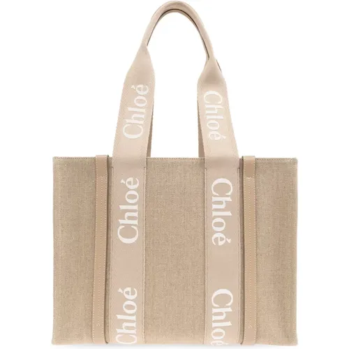 Chloé - Bags > Tote Bags - Beige - Chloé - Modalova