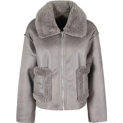 Jackets > Faux Fur & Shearling Jackets - - Jakke - Modalova