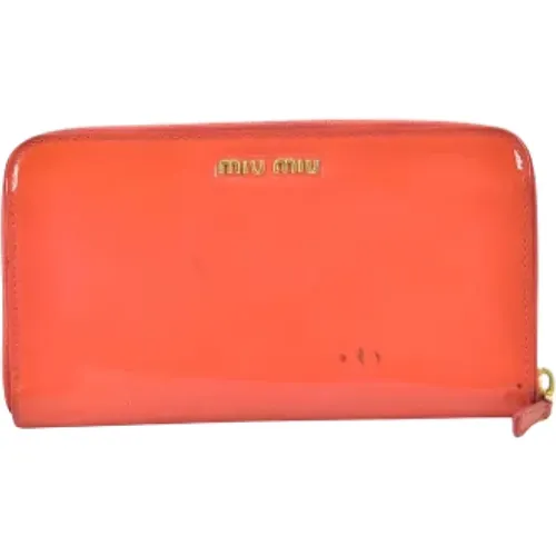 Pre-owned > Pre-owned Accessories > Pre-owned Wallets - - Miu Miu Pre-owned - Modalova