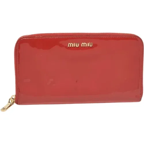 Pre-owned > Pre-owned Accessories > Pre-owned Wallets - - Miu Miu Pre-owned - Modalova