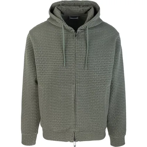 Sweatshirts & Hoodies > Zip-throughs - - Emporio Armani - Modalova