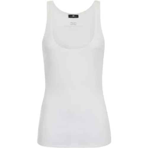 Tops > Sleeveless Tops - - Elisabetta Franchi - Modalova