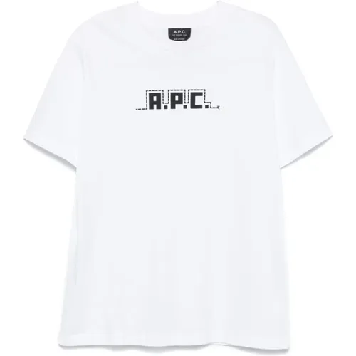 A.p.c. - Tops > T-Shirts - White - A.p.c. - Modalova