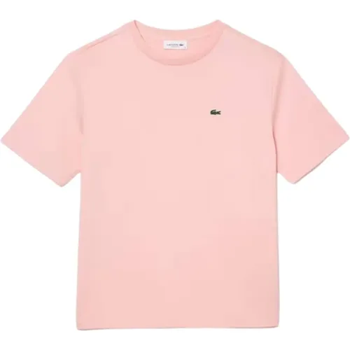 Lacoste - Tops > T-Shirts - Pink - Lacoste - Modalova