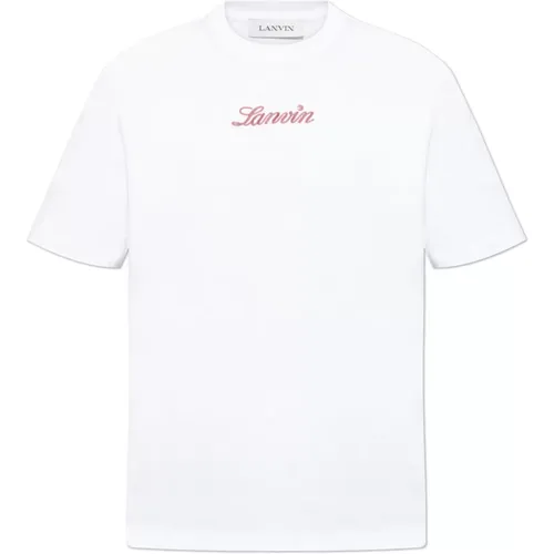 Lanvin - Tops > T-Shirts - White - Lanvin - Modalova