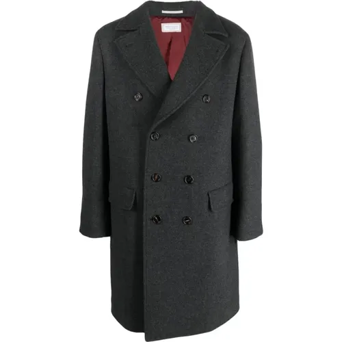 Coats > Double-Breasted Coats - - BRUNELLO CUCINELLI - Modalova