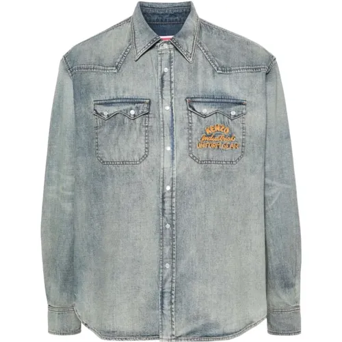 Shirts > Denim Shirts - - Kenzo - Modalova