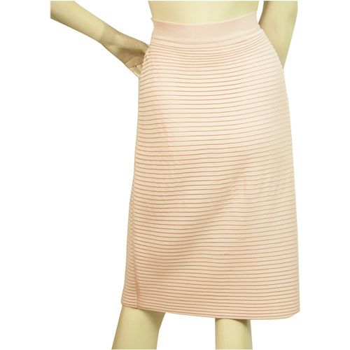 Pre-owned Elasticated Waist Knit Knee Length Skirt - Valentino Vintage - Modalova