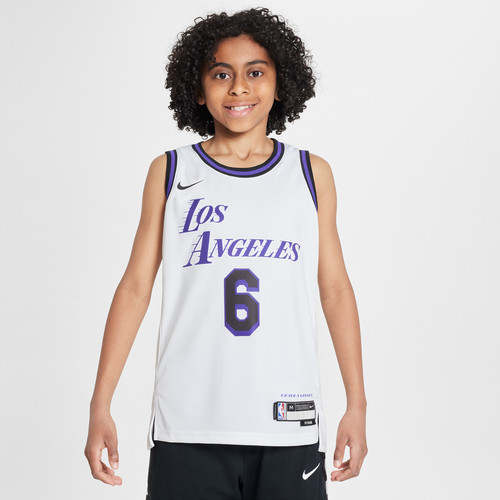 Maillot Dri-FIT NBA Swingman LeBron James Los Angeles Lakers City Edition pour enfant plus âgé - Nike - Modalova