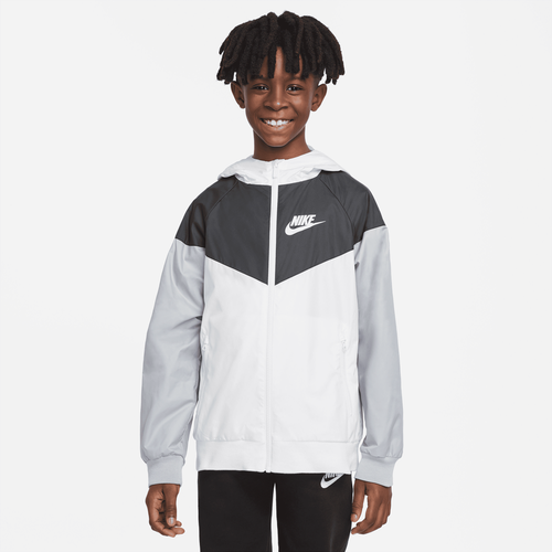 Veste à capuche ample tombant sur les hanches Sportswear Windrunner pour ado (garçons) - Nike - Modalova