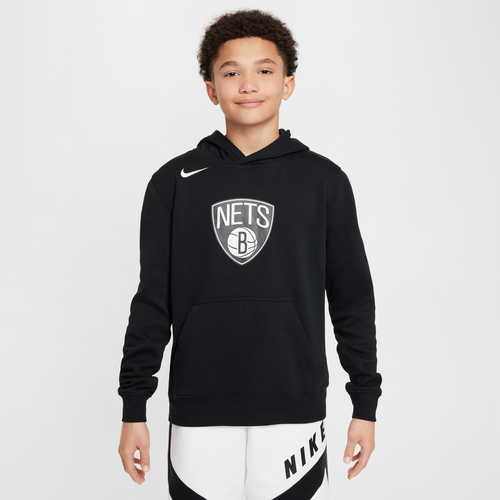 Sweat à capuche NBA en tissu Fleece Brooklyn Nets Club pour ado - Nike - Modalova