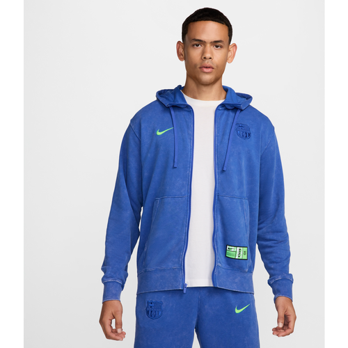 Sweat à capuche et zip en molleton Football FC Barcelona Club 3e tenue - Nike - Modalova