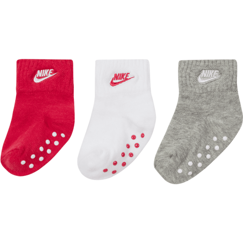 Lot de 3 paires de socquettes anti-dérapantes pour bébé (6 - 12 mois) - Nike - Modalova