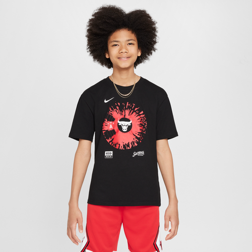 T-shirt NBA Max90 Chicago Bulls Courtside pour ado (garçon) - Nike - Modalova