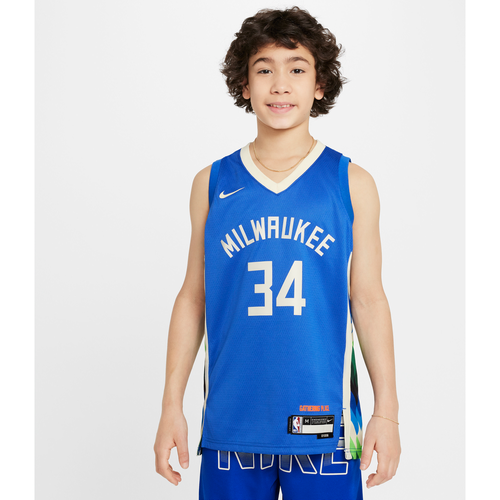 Maillot Dri-FIT NBA Swingman Giannis Antetokounmpo Milwaukee Bucks City Edition pour enfant plus âgé - Nike - Modalova