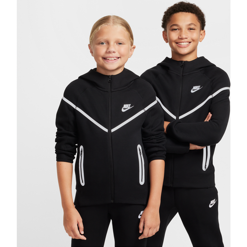 Sweat à capuche et zip réfléchissant Sportswear Tech Fleece pour ado (garçon) - Nike - Modalova