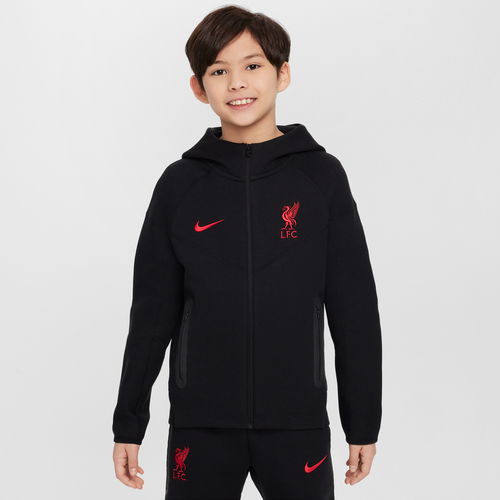 Sweat à capuche et zip  Football Liverpool FC Tech Fleece pour ado (garçon) - Nike - Modalova