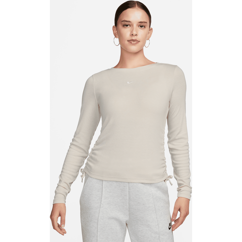 Crop top Mod à manches longues côtelé Sportswear Essential - Nike - Modalova
