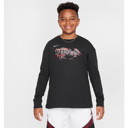 T-shirt à manches longues NBA Max90 Chicago Bulls Essential pour ado (garçon) - Nike - Modalova