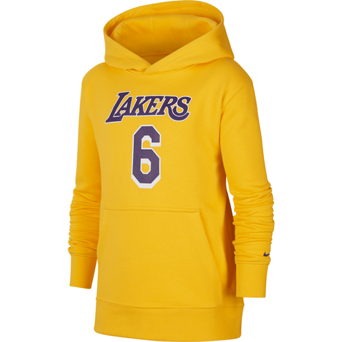 Sweat à capuche en tissu Fleece NBA Los Angeles Lakers pour ado - Nike - Modalova