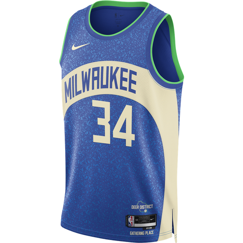 Maillot Dri-FIT NBA Swingman Giannis Antetokounmpo Milwaukee Bucks City Edition 2023/24 - Nike - Modalova