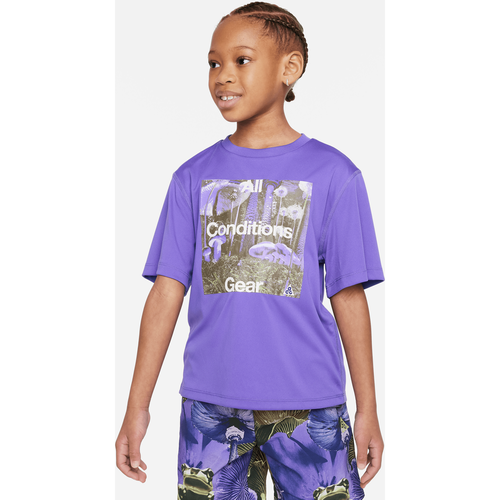 T-shirt Dri-FIT UPF durable  ACG Graphic Performance Tee pour enfant - Nike - Modalova