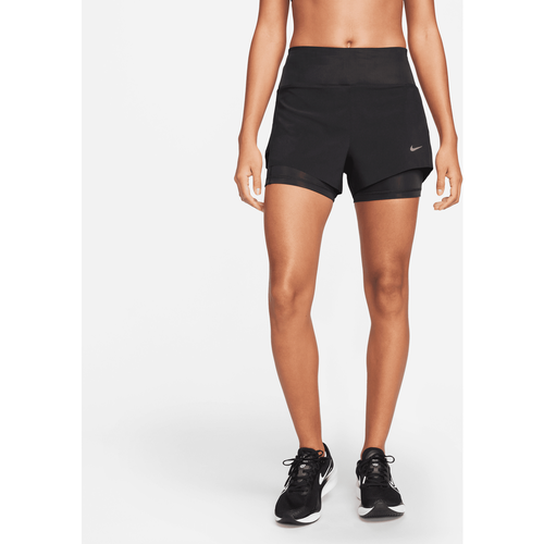 Short de running 2-en-1 avec poches taille mi-basse 8 cm Dri-FIT Swift pour femme - Nike - Modalova