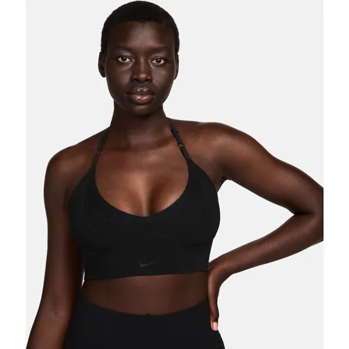 Brassière côtelée non rembourrée à maintien léger Sportswear Chill Knit pour femme - Nike - Modalova