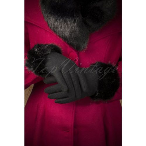 Furry Wool Gloves Années 50 en - amici - Modalova